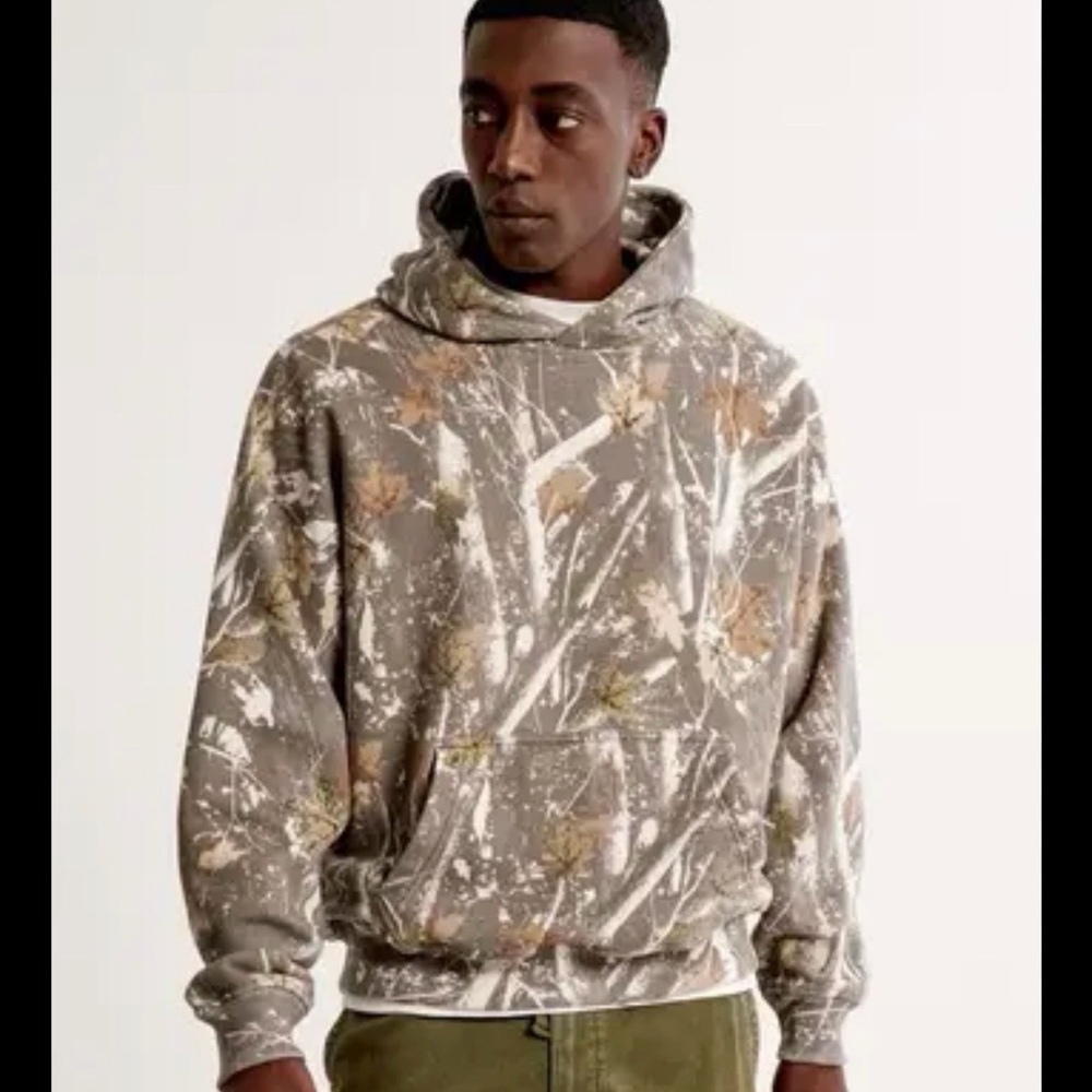 Abercrombie & Fitch Camo Hooded & Jogger Set